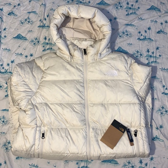 The North Face Womens Metropolis Parka III Down, Vintage White, Large - Picture 10 of 10